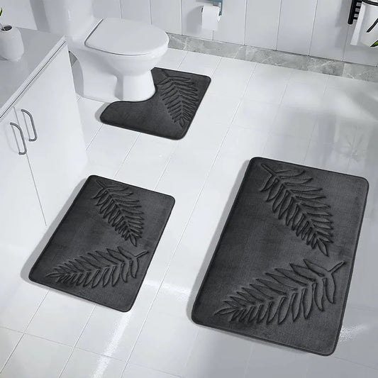 Soft Memory Foam Bath Mat – Non-Slip, Bathroom Floor