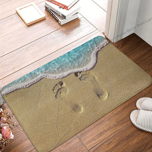 Beach Feet Doormat - Non-Slip, Welcome Mat, Indoor & Outdoor