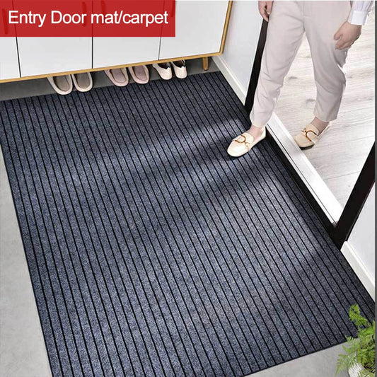 Striped Doormat – Kitchen, Entryway, Outdoor, Non-Slip